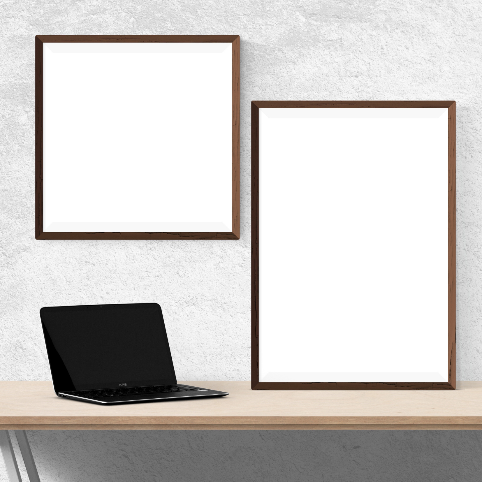 2 frames, desk & laptop depicting Consulting for Van Dusen Nutrition