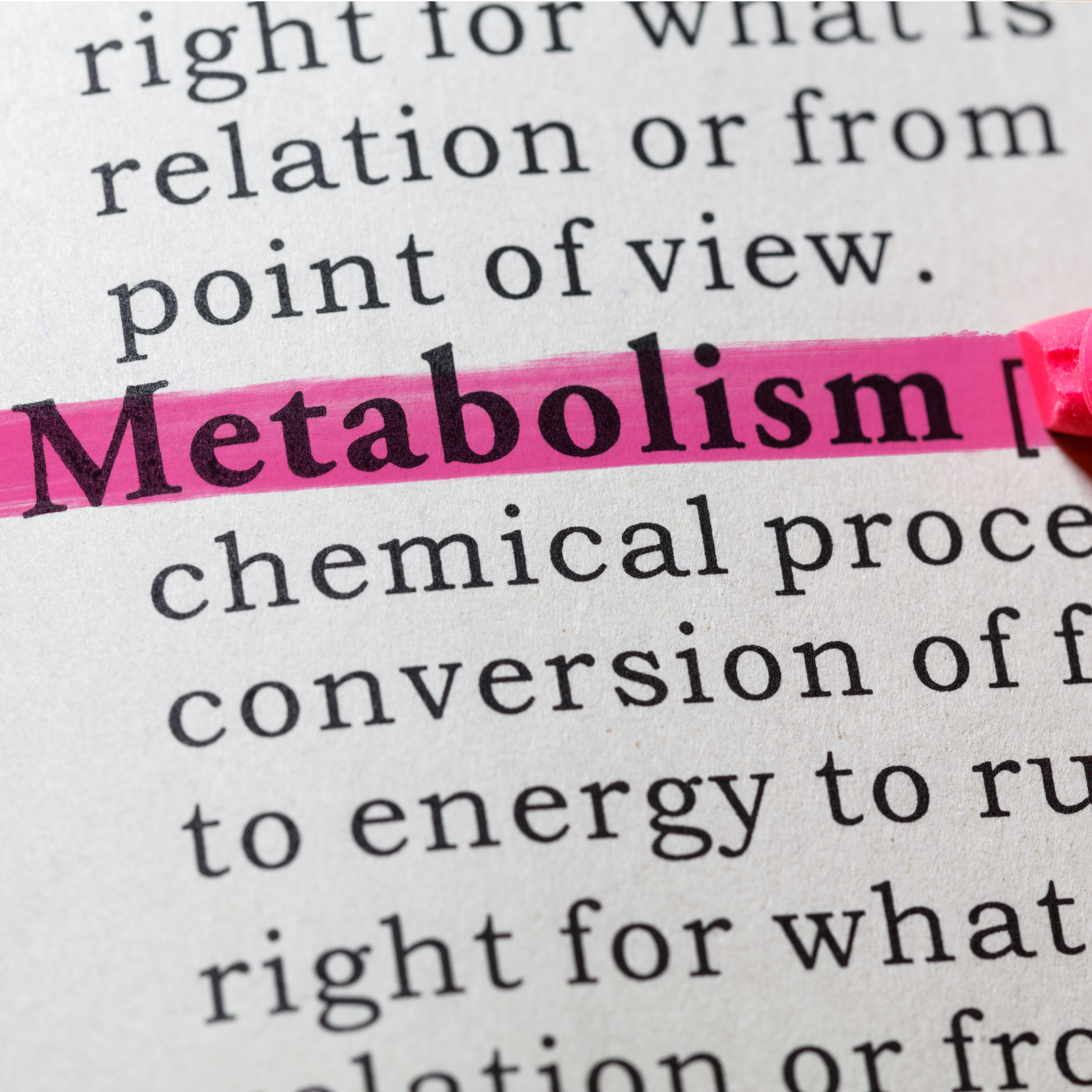 Metabolism Describing Metabolic Testing for Van Dusen Nutrition