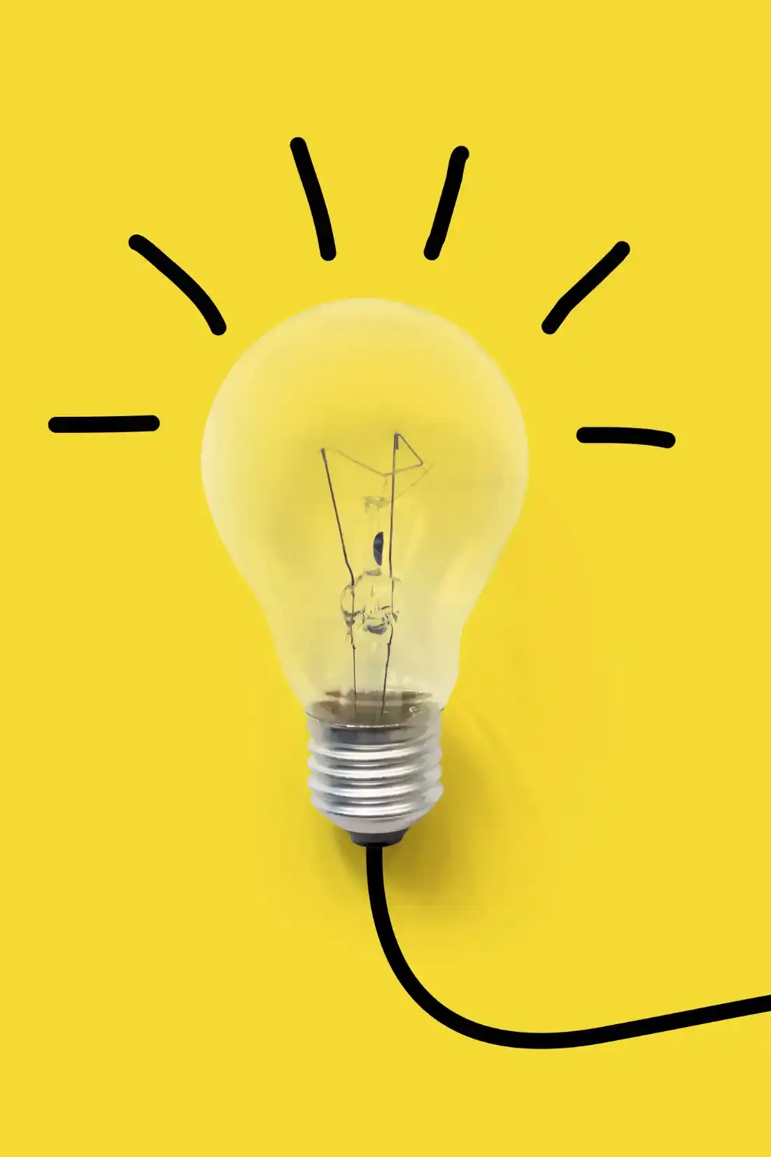 Lightbulb on Yellow Background Consult on the keyboard White Board Describing Consulting for Van Dusen Nutrition