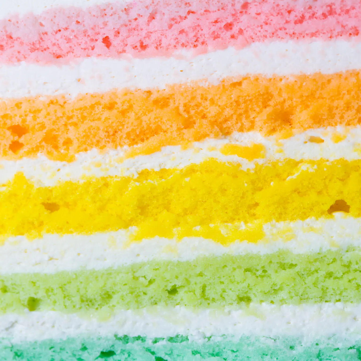 Rainbow cake slice depicting Disordered Eating